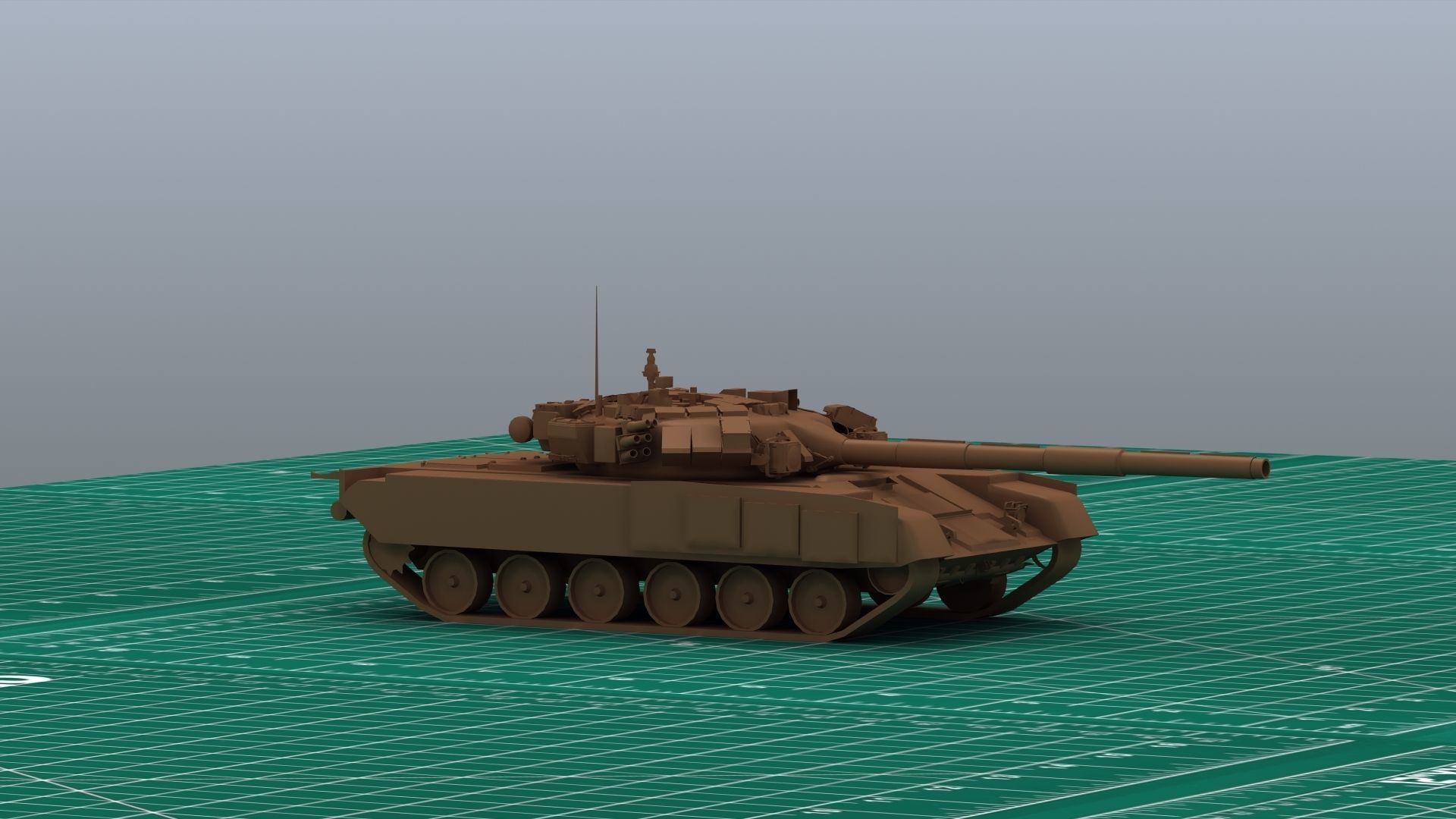 T-90 Tank 3D Print 3D print model_8