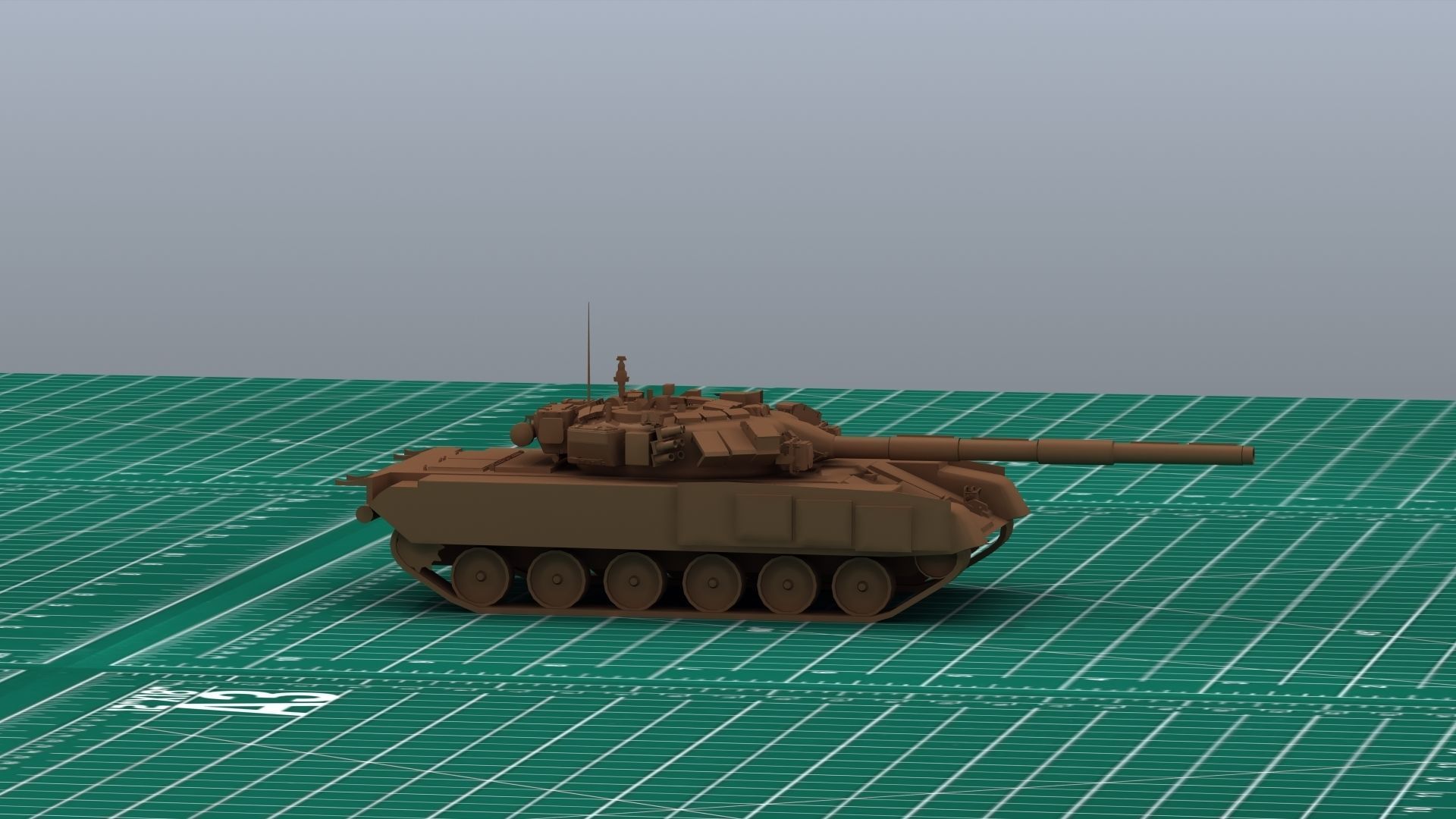 T-90 Tank 3D Print 3D print model_10