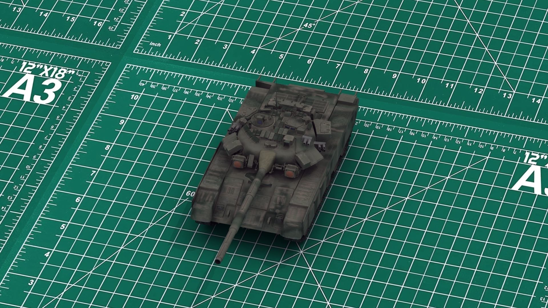 T-90 Tank 3D Print 3D print model_32