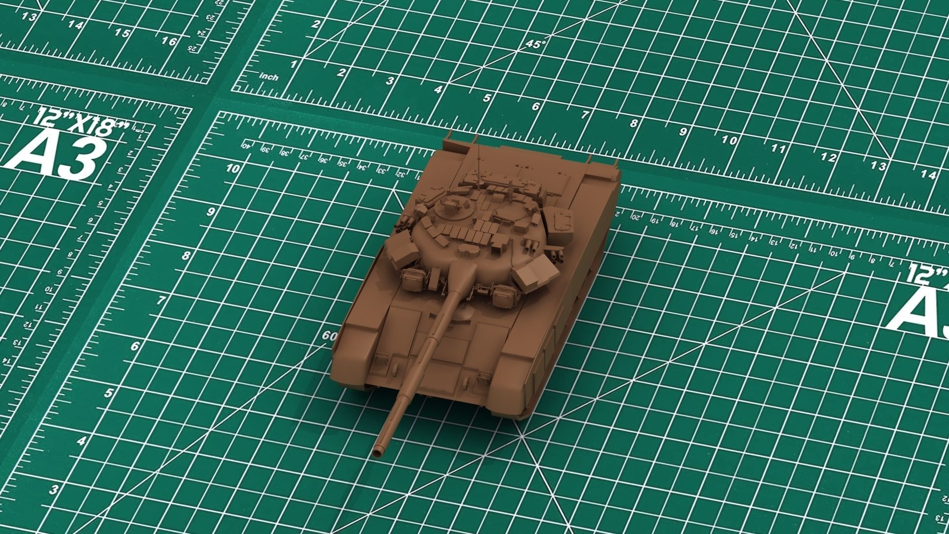 T-90 Tank 3D Print 3D print model_15