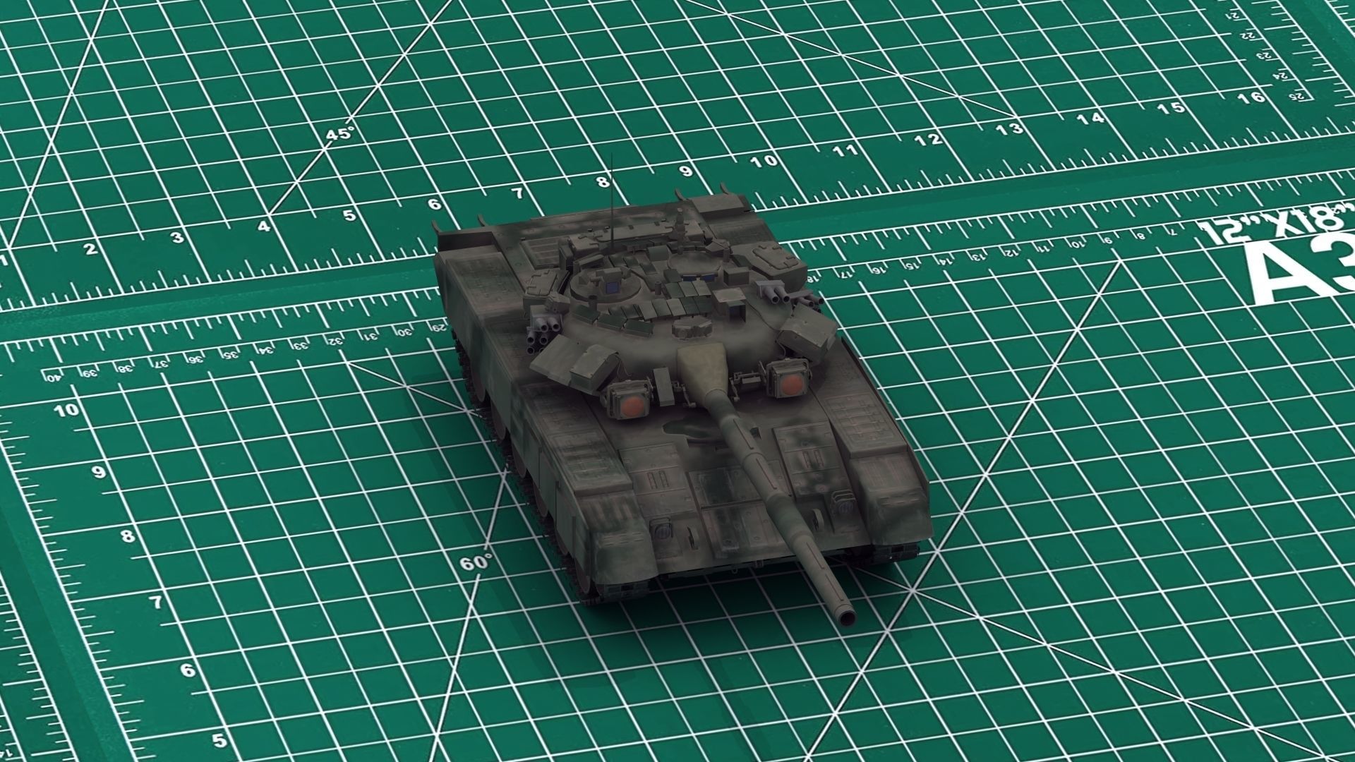 T-90 Tank 3D Print 3D print model_30