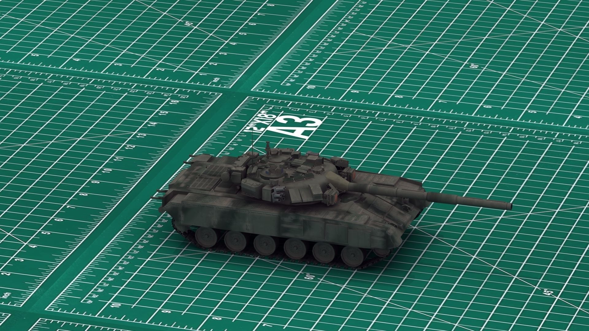 T-90 Tank 3D Print 3D print model_26