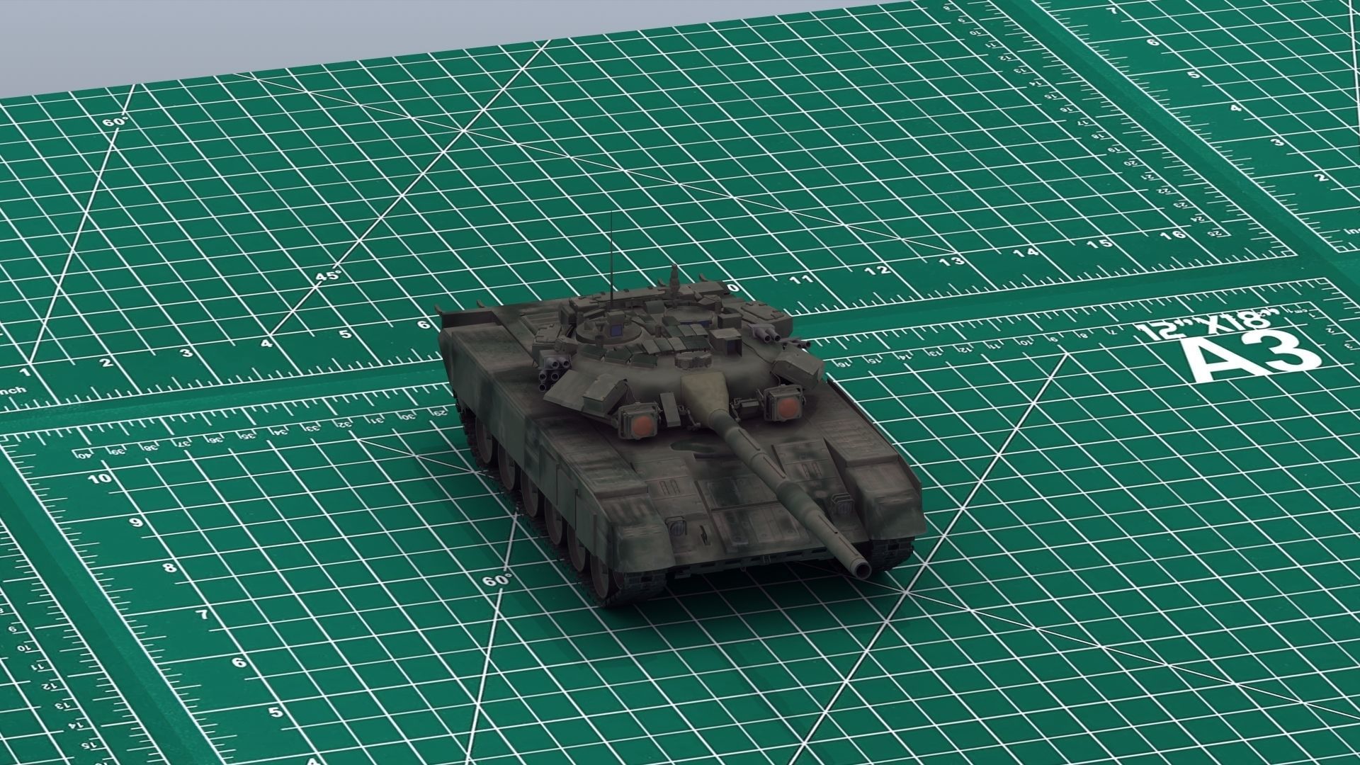 T-90 Tank 3D Print 3D print model_18