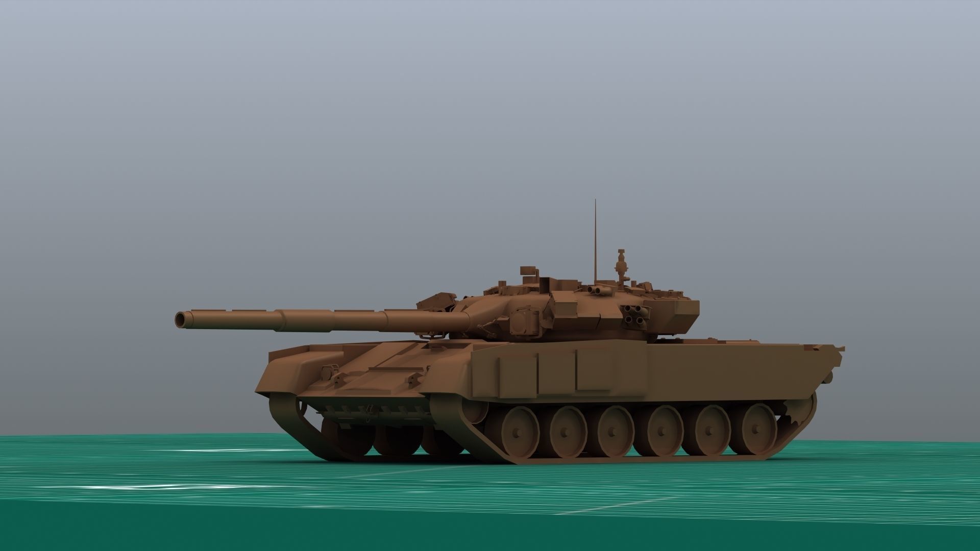T-90 Tank 3D Print 3D print model_5