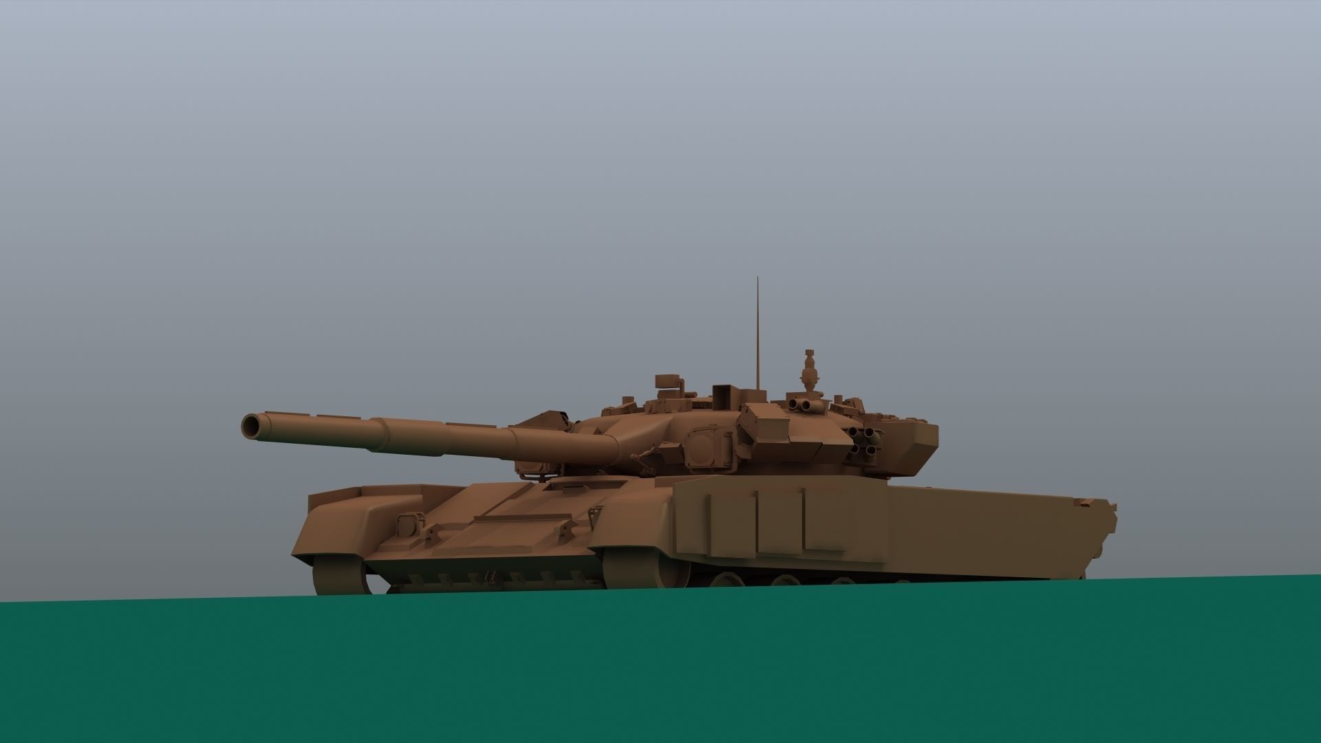 T-90 Tank 3D Print 3D print model_16