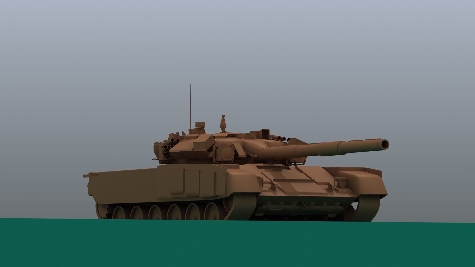 T-90 Tank 3D Print 3D print model_12
