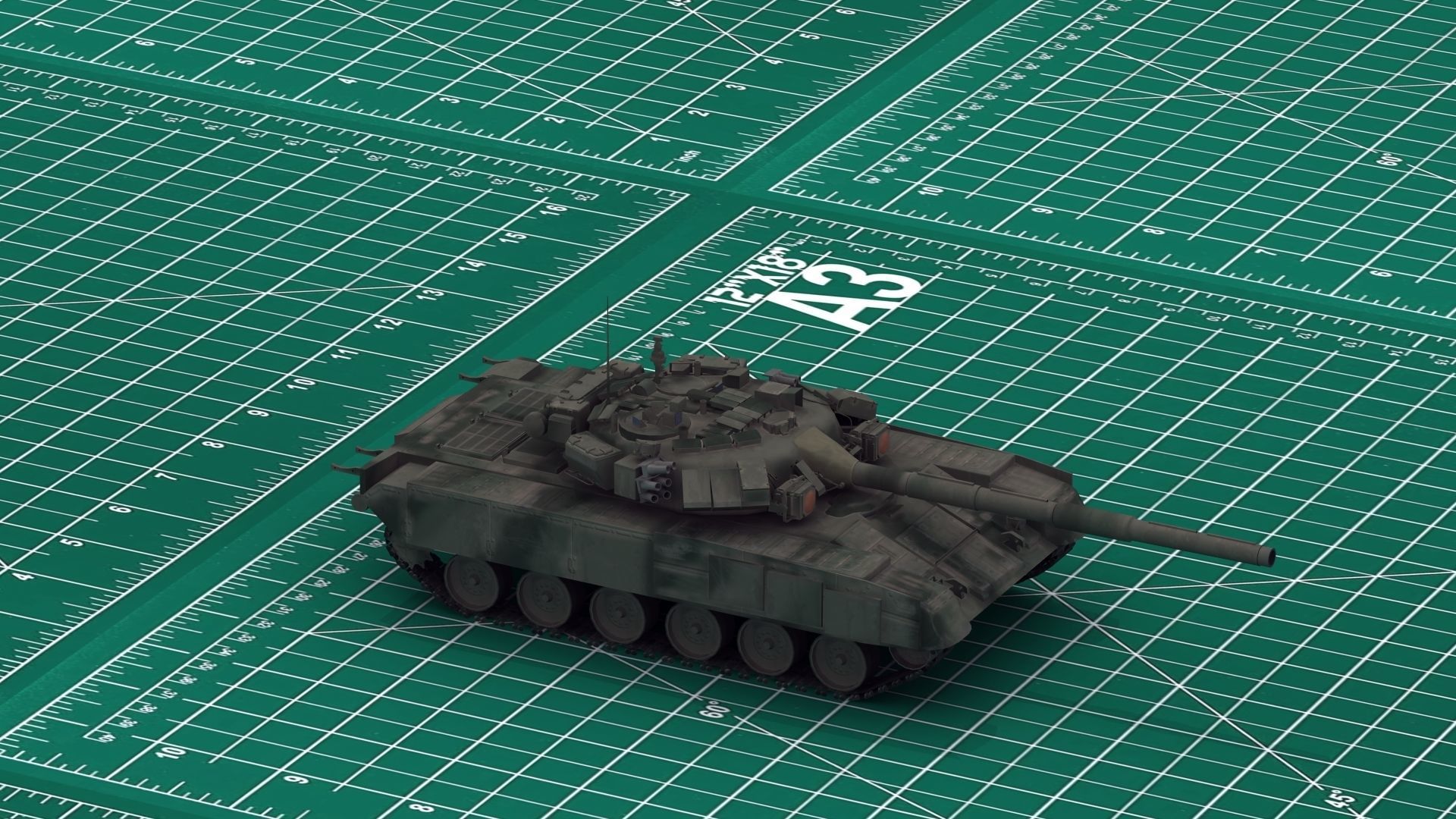 T-90 Tank 3D Print 3D print model_28