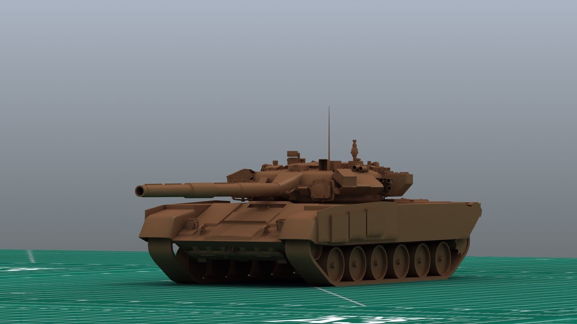 T-90 Tank 3D Print 3D print model_6