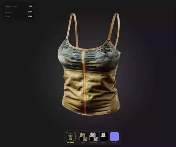 military Top game ready UE5 PBR 