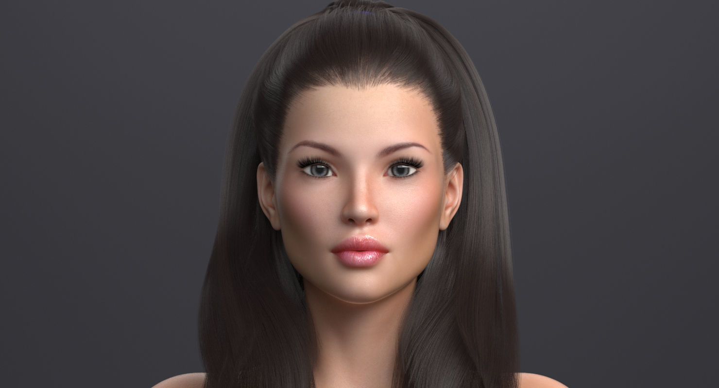 Princess Angie 3D model_1
