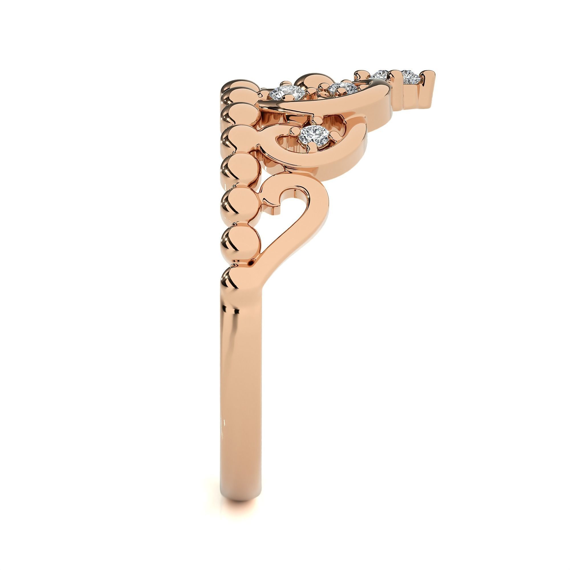 Crown Ring renders 3dm stl details 3D print model_3