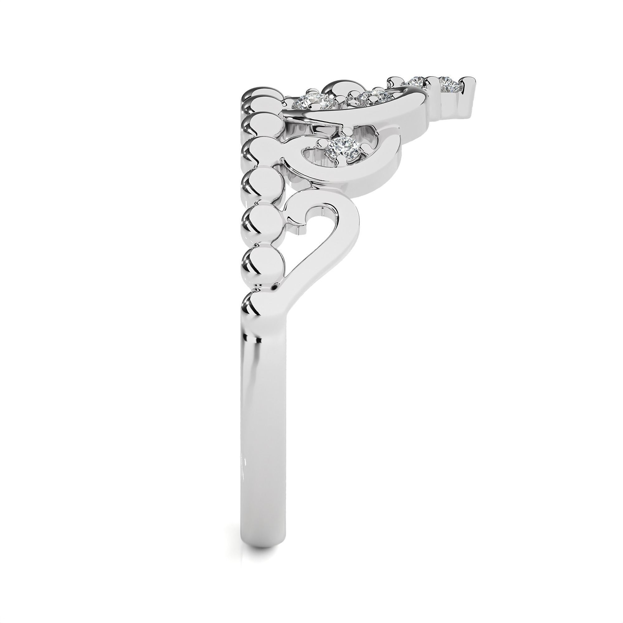 Crown Ring renders 3dm stl details 3D print model_9