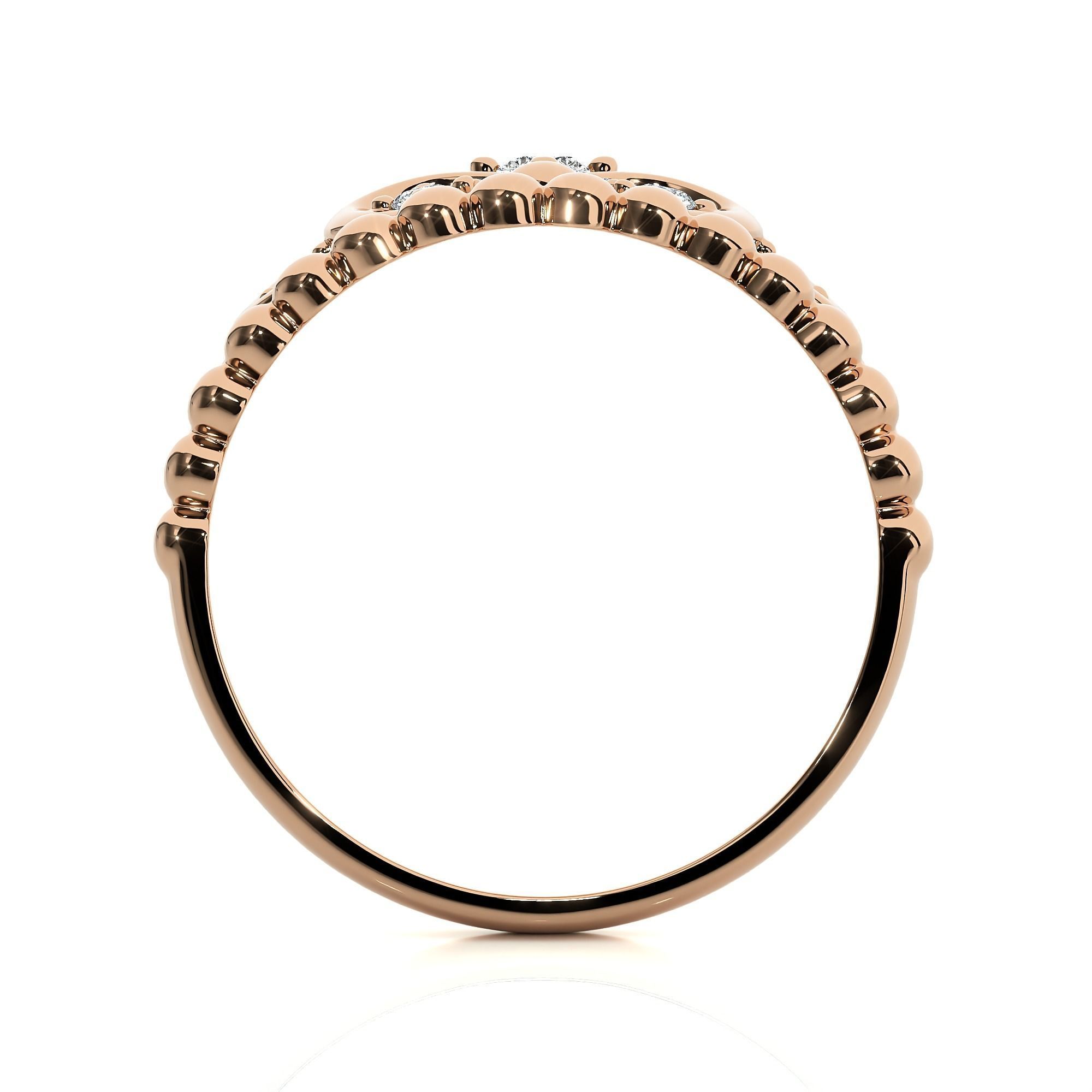 Crown Ring renders 3dm stl details 3D print model_6