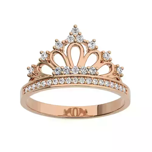 Crown Ring renders 3dm stl details