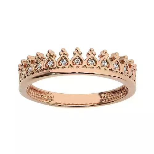 Crown Ring renders 3dm stl details