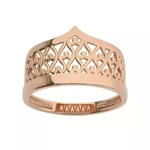 Crown Ring renders 3dm stl details