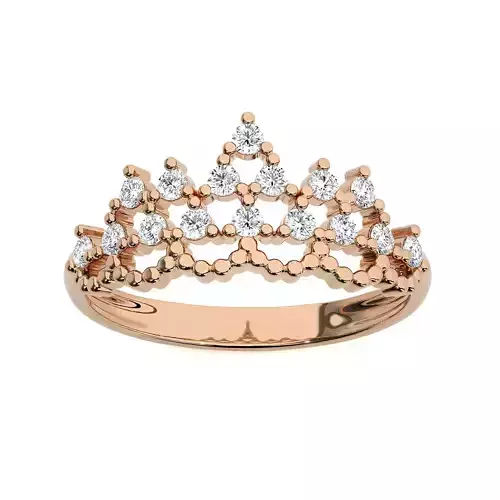 Crown Ring renders 3dm stl details