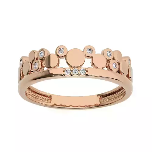 Crown Ring renders 3dm stl details 3D print model