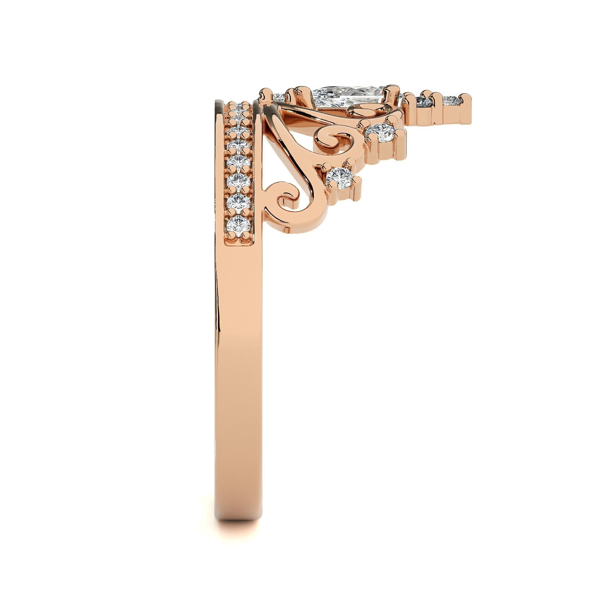 Crown Ring renders 3dm stl details 3D print model_3