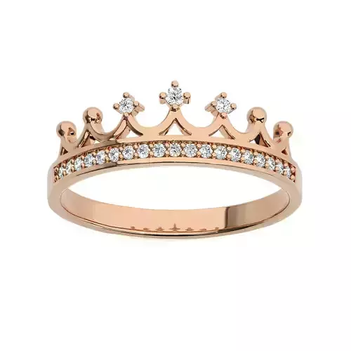 Crown Ring renders 3dm stl details 3D print model