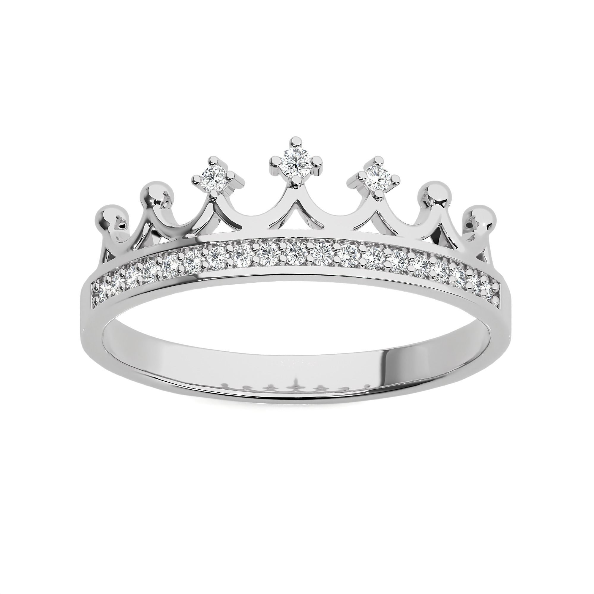 Crown Ring renders 3dm stl details 3D print model_2