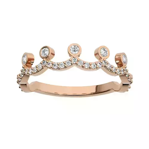 Crown Ring renders 3dm stl details 3D print model