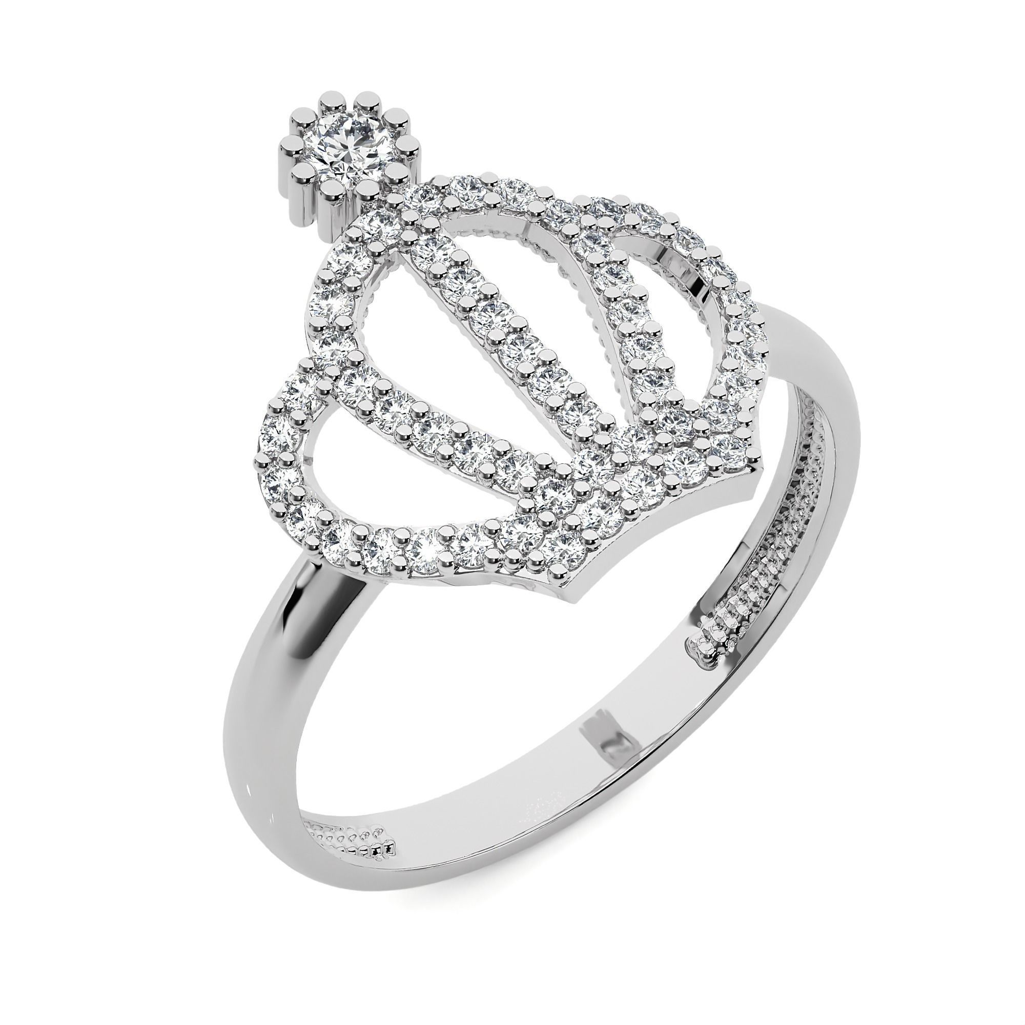 Crown Ring renders 3dm stl details 3D print model_9