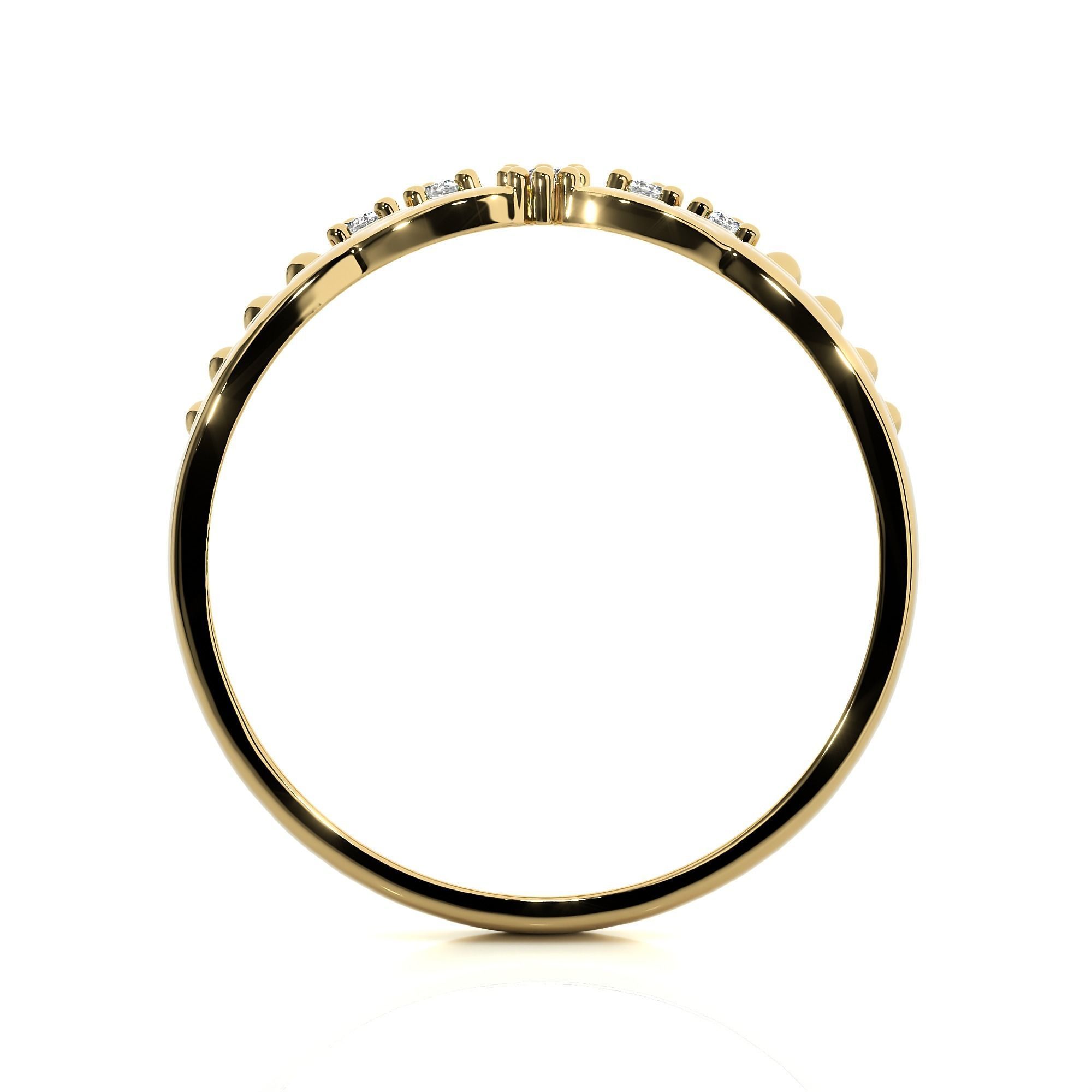 Crown Ring renders 3dm stl details 3D print model_10