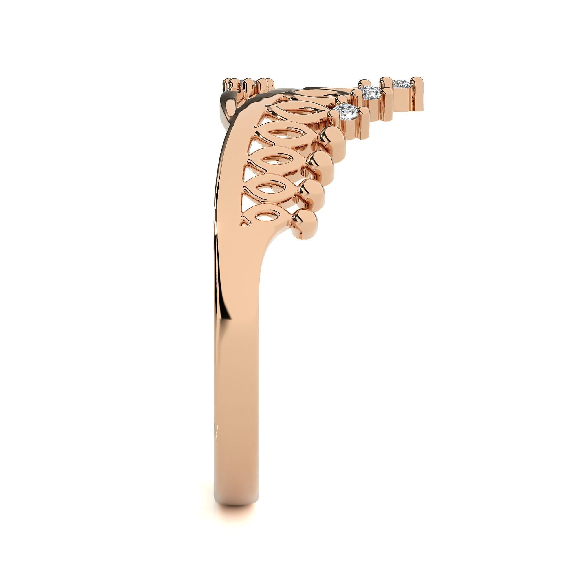 Crown Ring renders 3dm stl details 3D print model_3