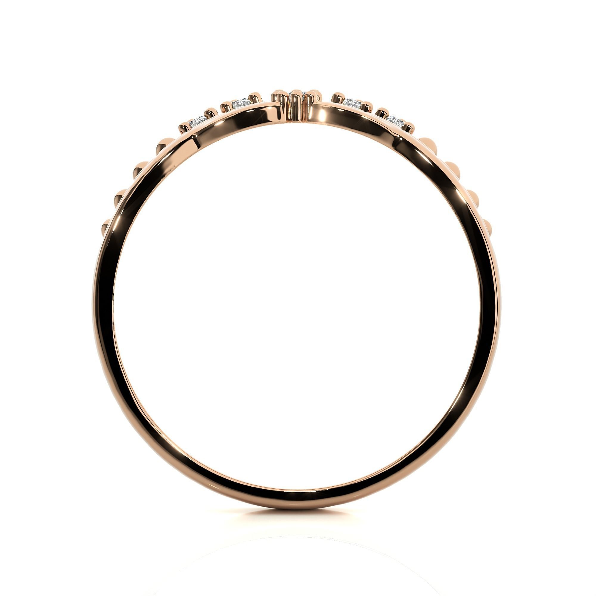 Crown Ring renders 3dm stl details 3D print model_6