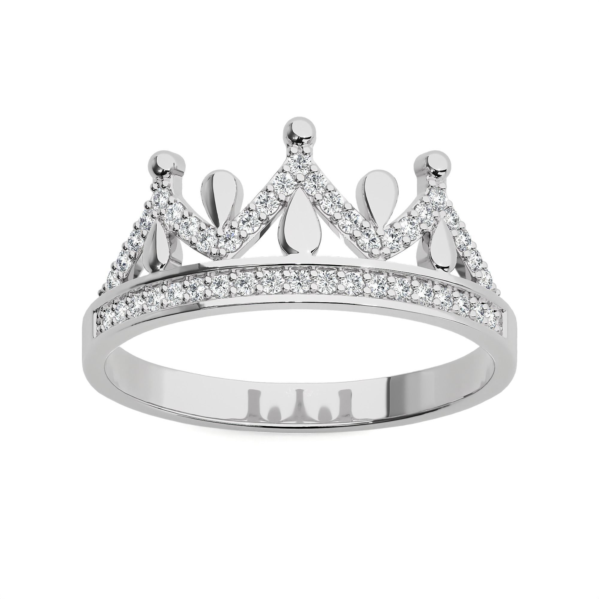 Crown Ring renders 3dm stl details 3D print model_2
