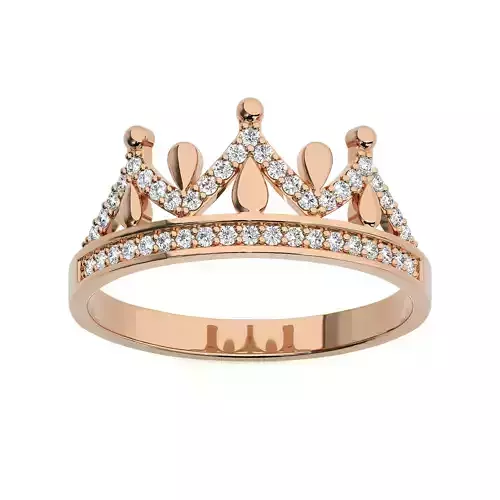 Crown Ring renders 3dm stl details 3D print model