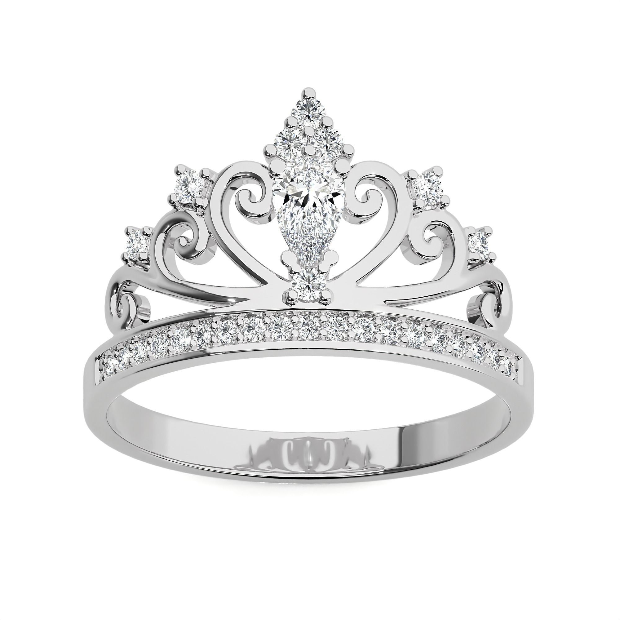 Crown Ring renders 3dm stl details  3D print model_2