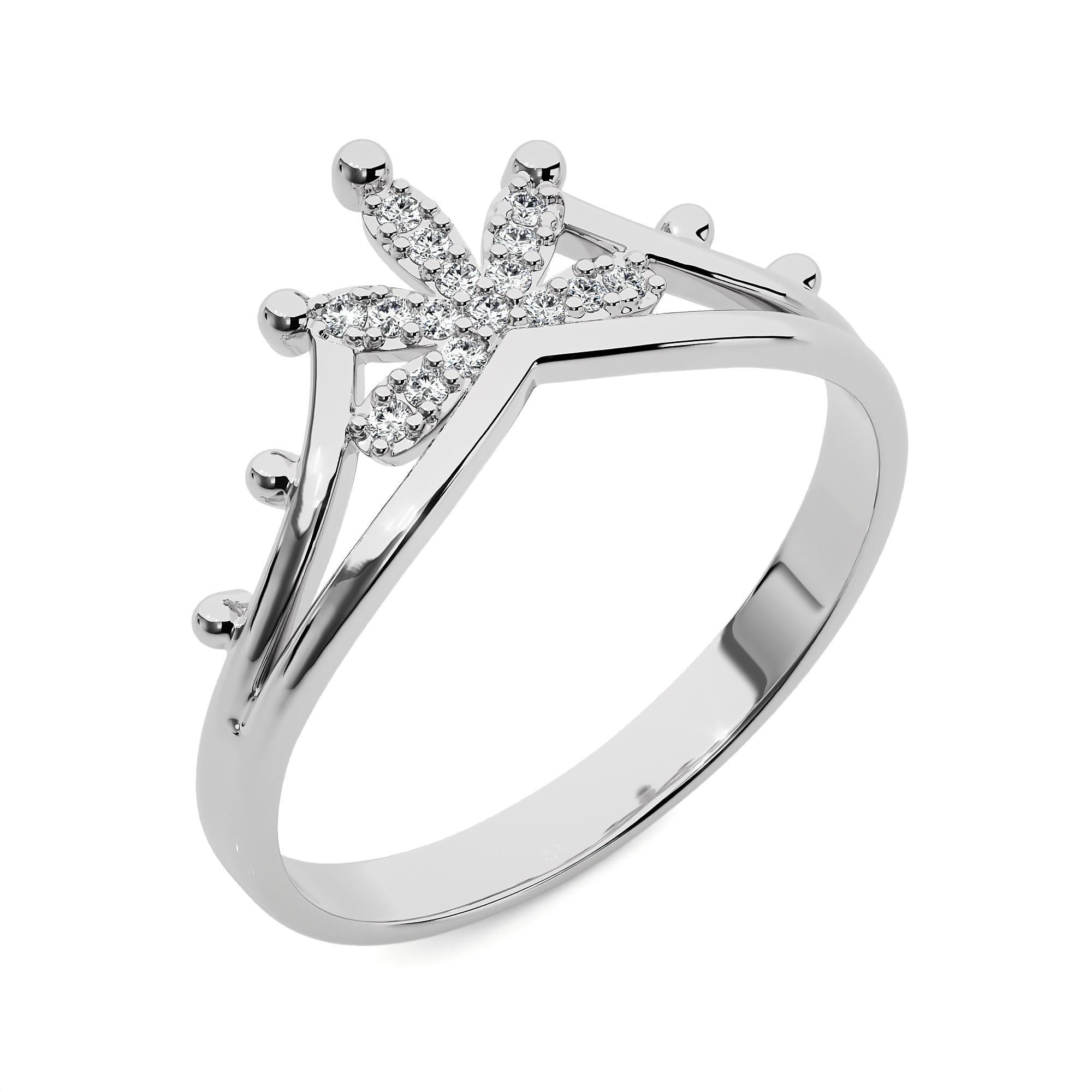 Crown Ring renders 3dm stl details 3D print model_8