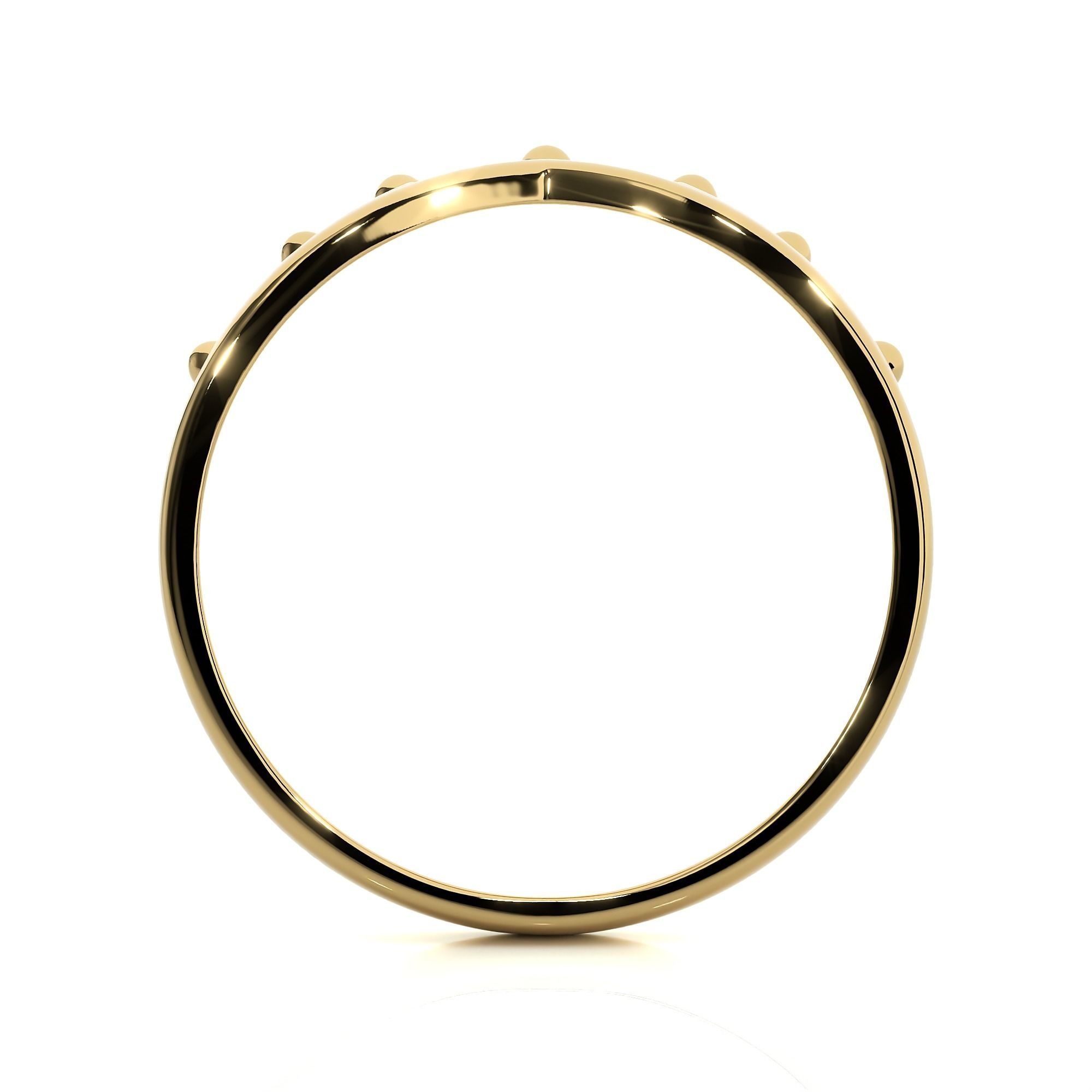 Crown Ring renders 3dm stl details 3D print model_9