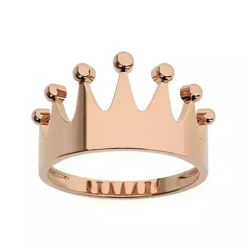 Crown Ring renders 3dm stl details 3D print model