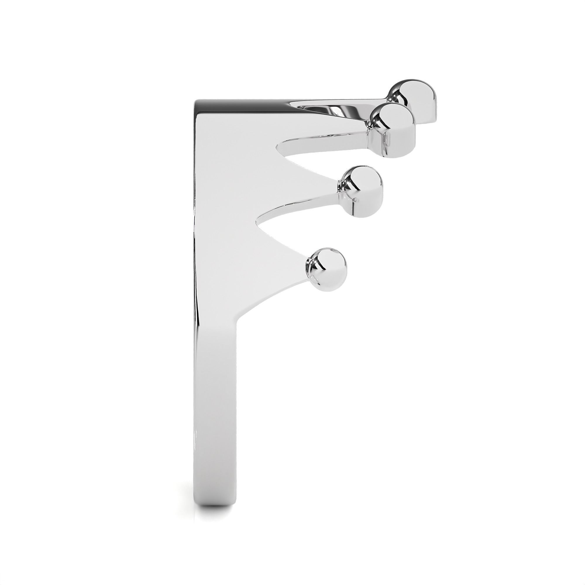 Crown Ring renders 3dm stl details 3D print model_10