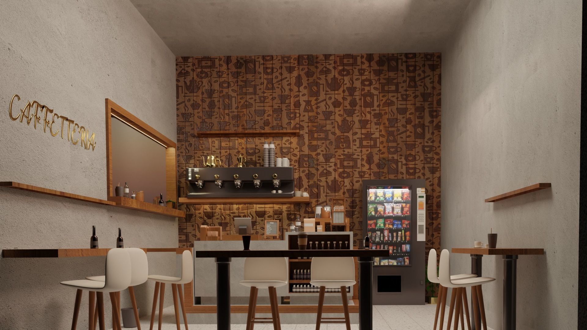 caffetteria 3D model_3