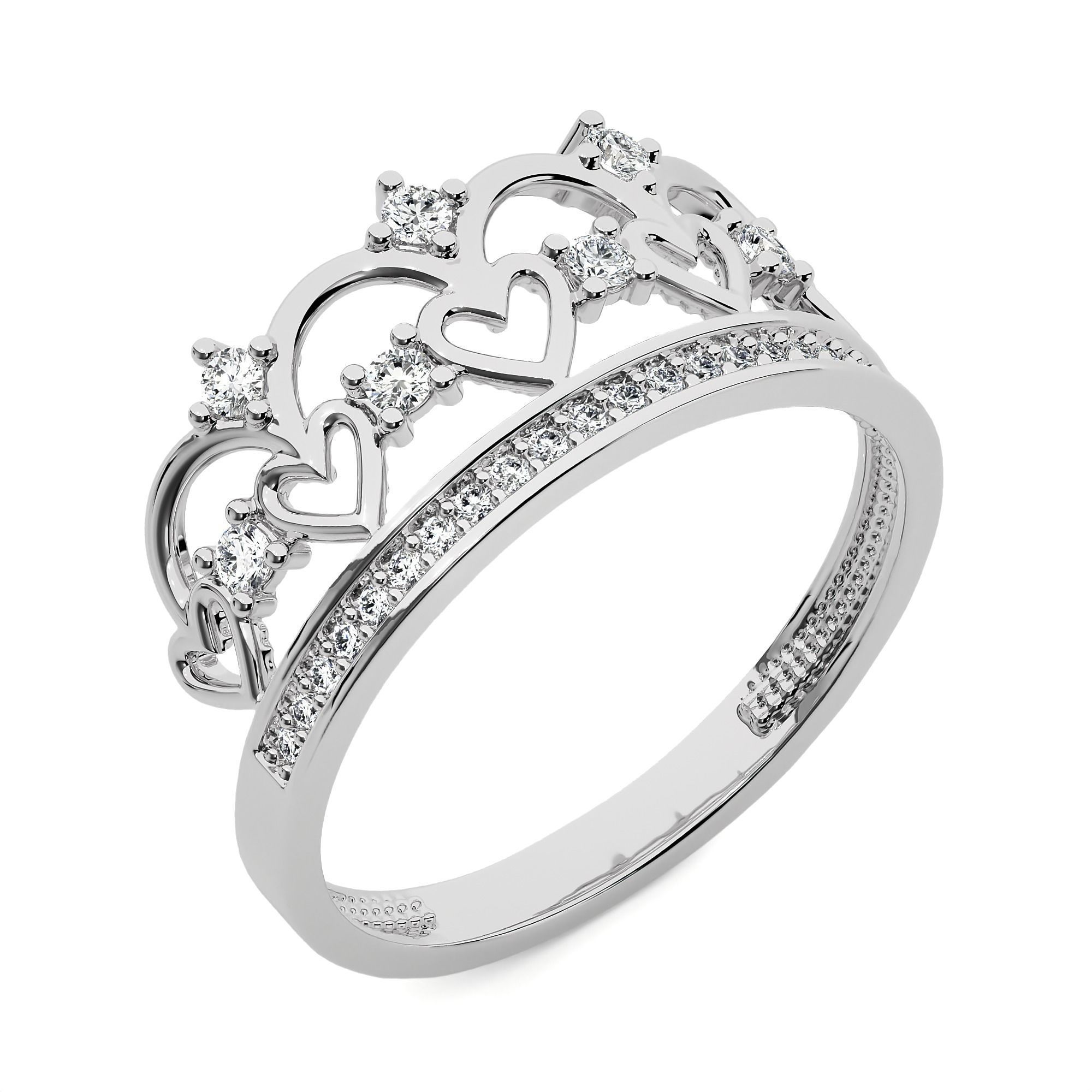 Crown Ring renders 3dm stl details 3D print model_9