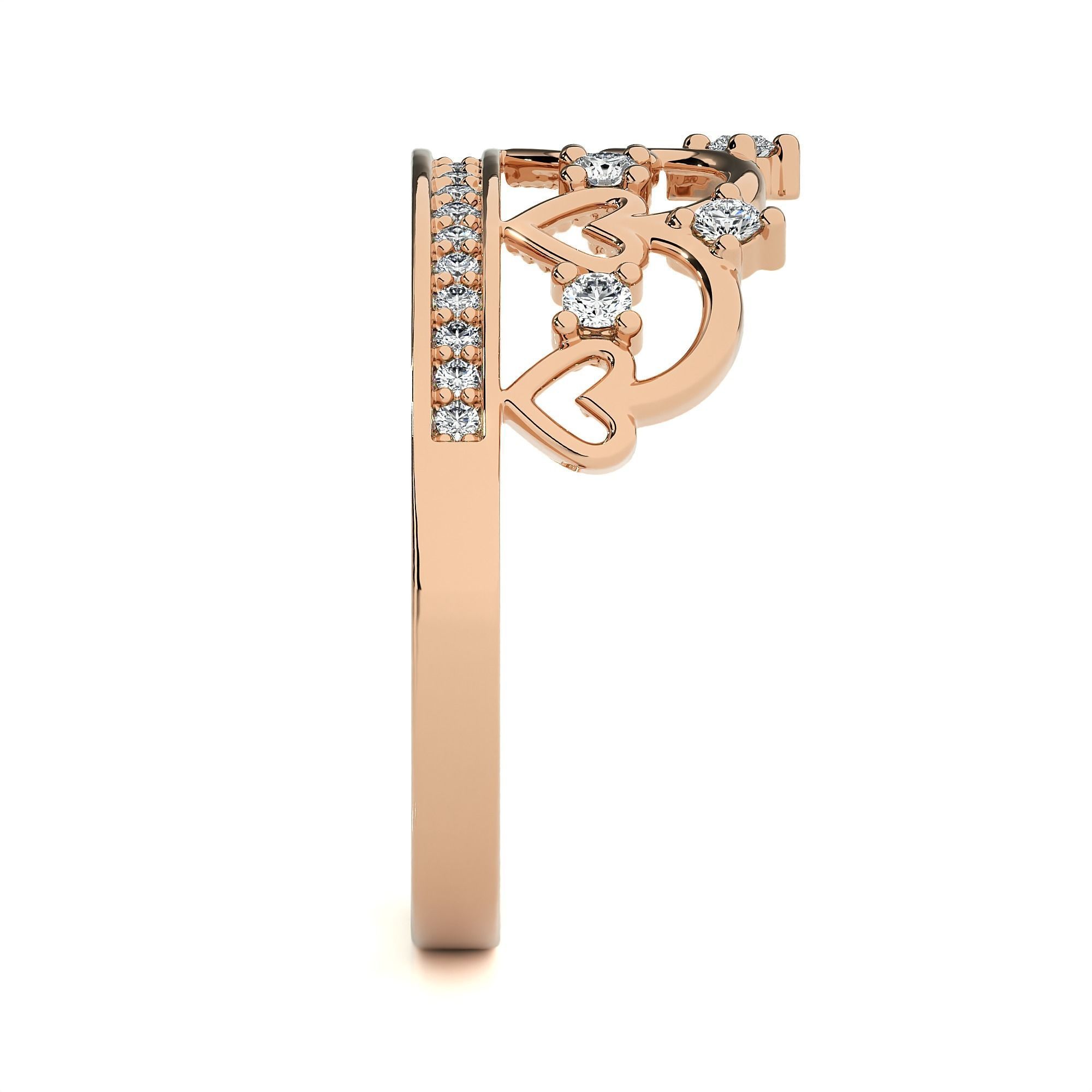 Crown Ring renders 3dm stl details 3D print model_3