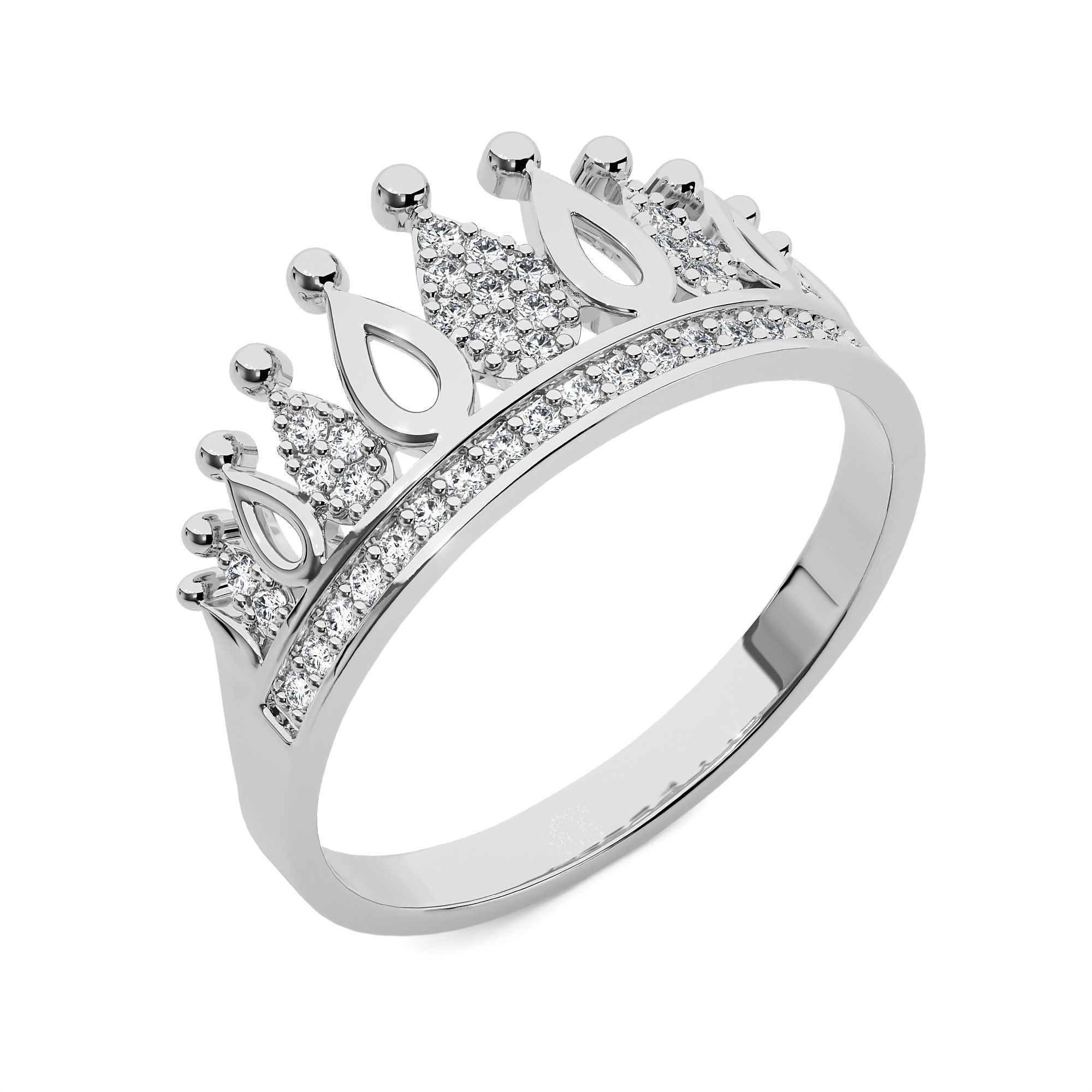 Crown Ring renders 3dm stl details 3D print model_9