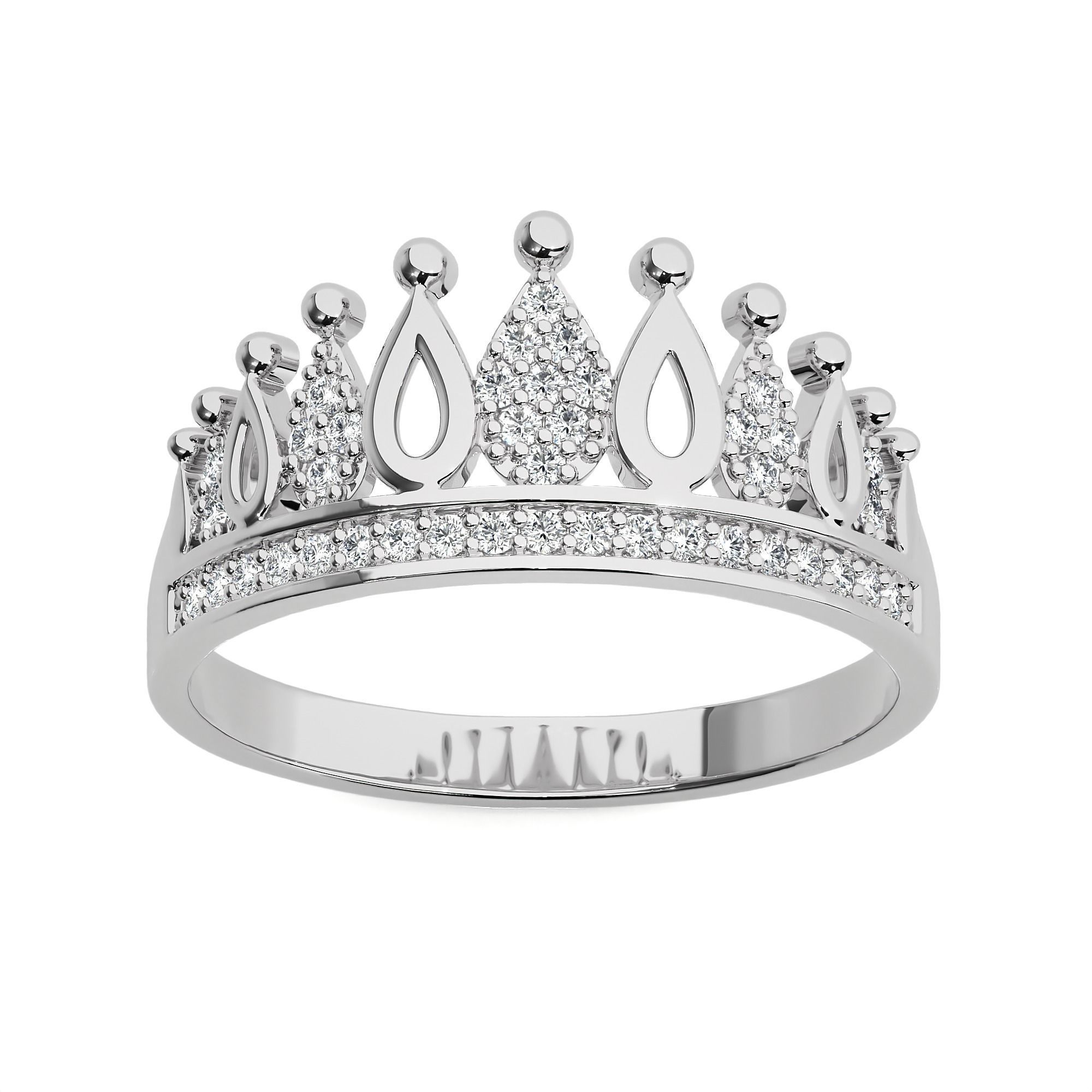 Crown Ring renders 3dm stl details 3D print model_2