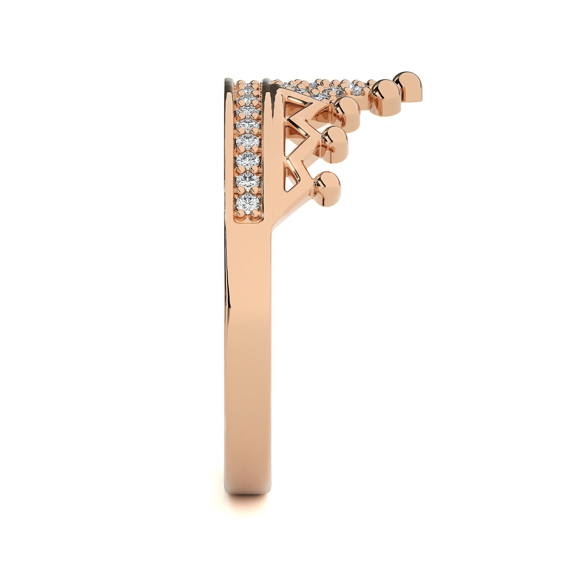 Crown Ring renders 3dm stl details 3D print model_3