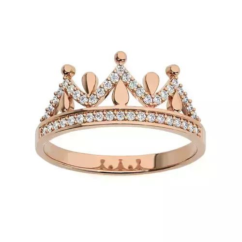 Crown Ring renders 3dm stl details 3D print model