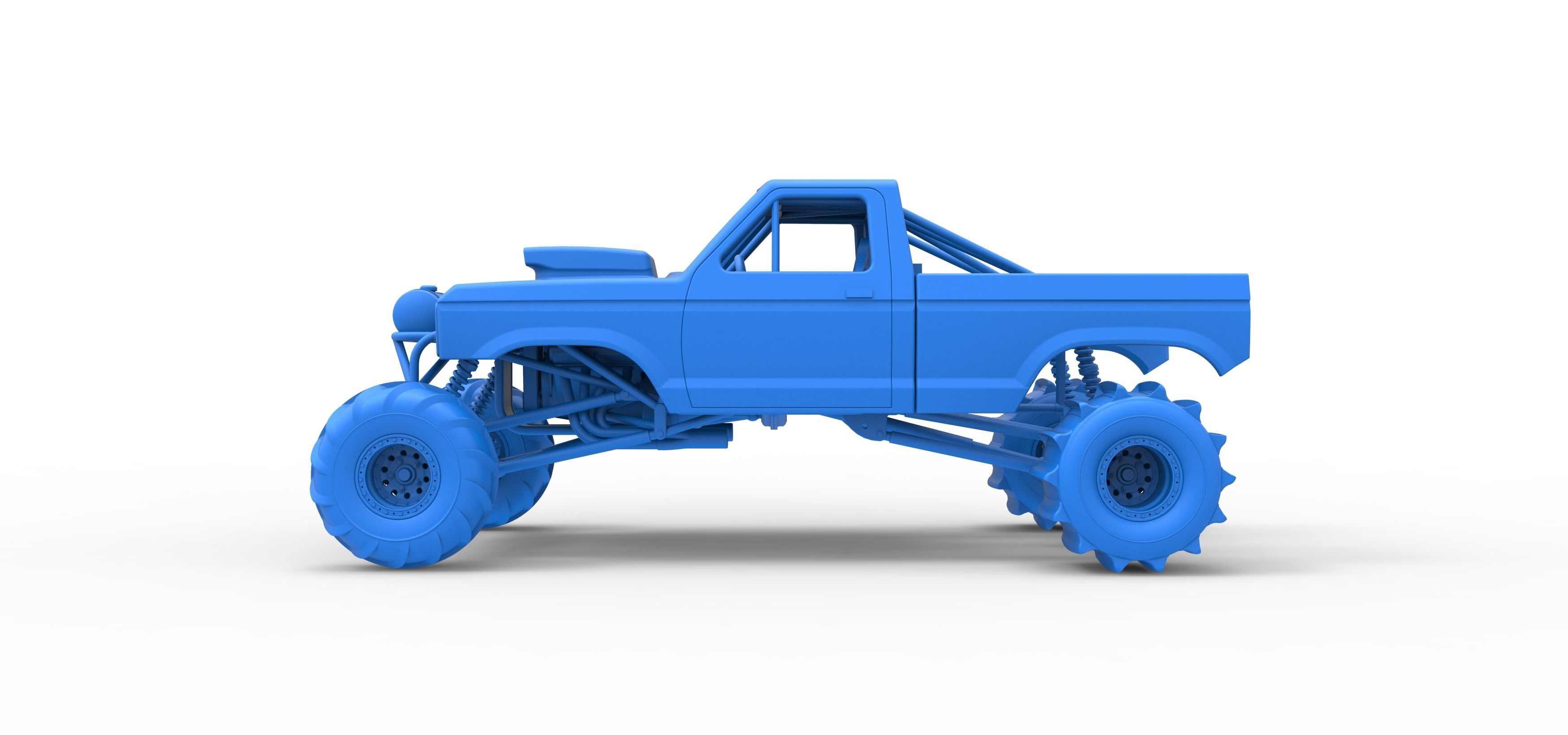 Mud dragster Version 2 Scale 1 to 25 3D print model_26