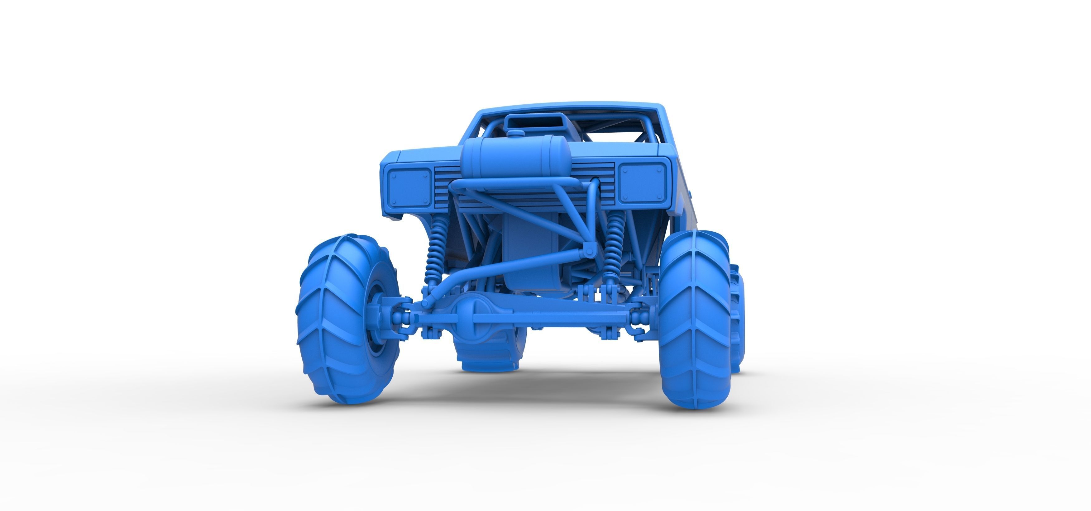 Mud dragster Version 2 Scale 1 to 25 3D print model_23