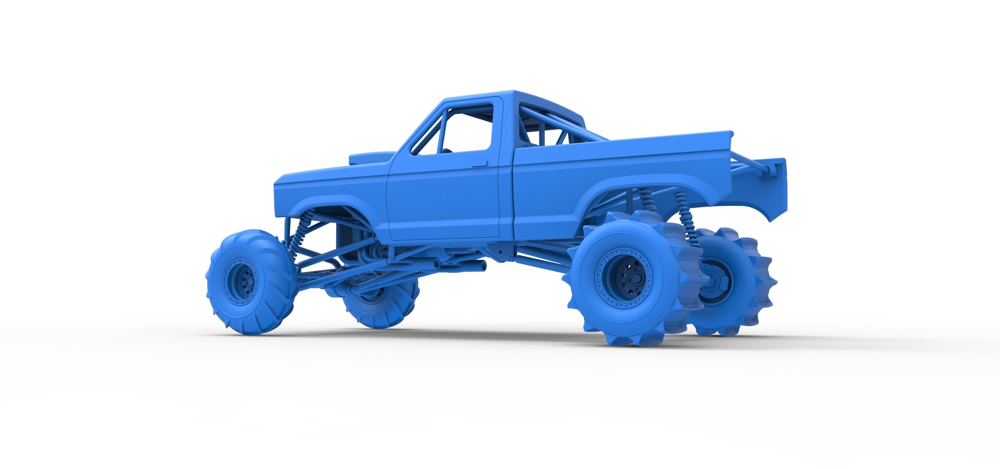 Mud dragster Version 2 Scale 1 to 25 3D print model_30