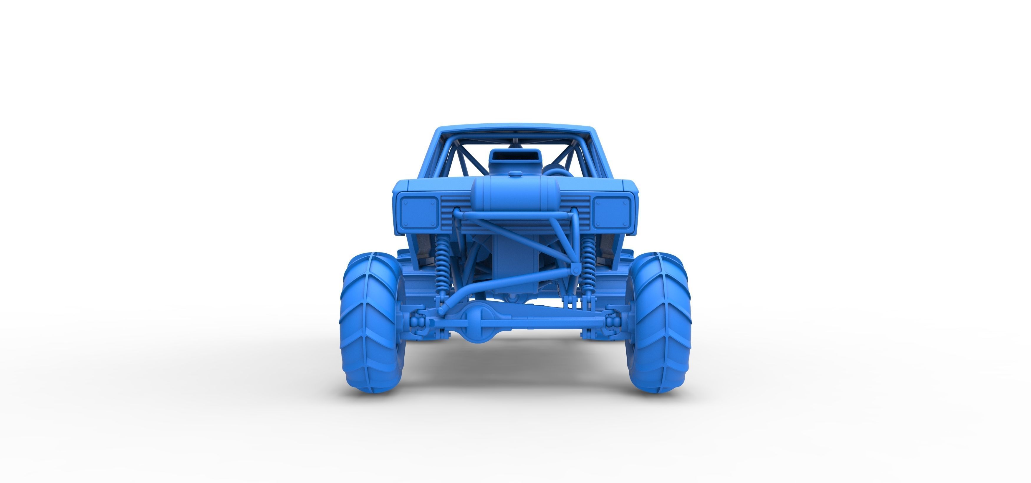 Mud dragster Version 2 Scale 1 to 25 3D print model_24