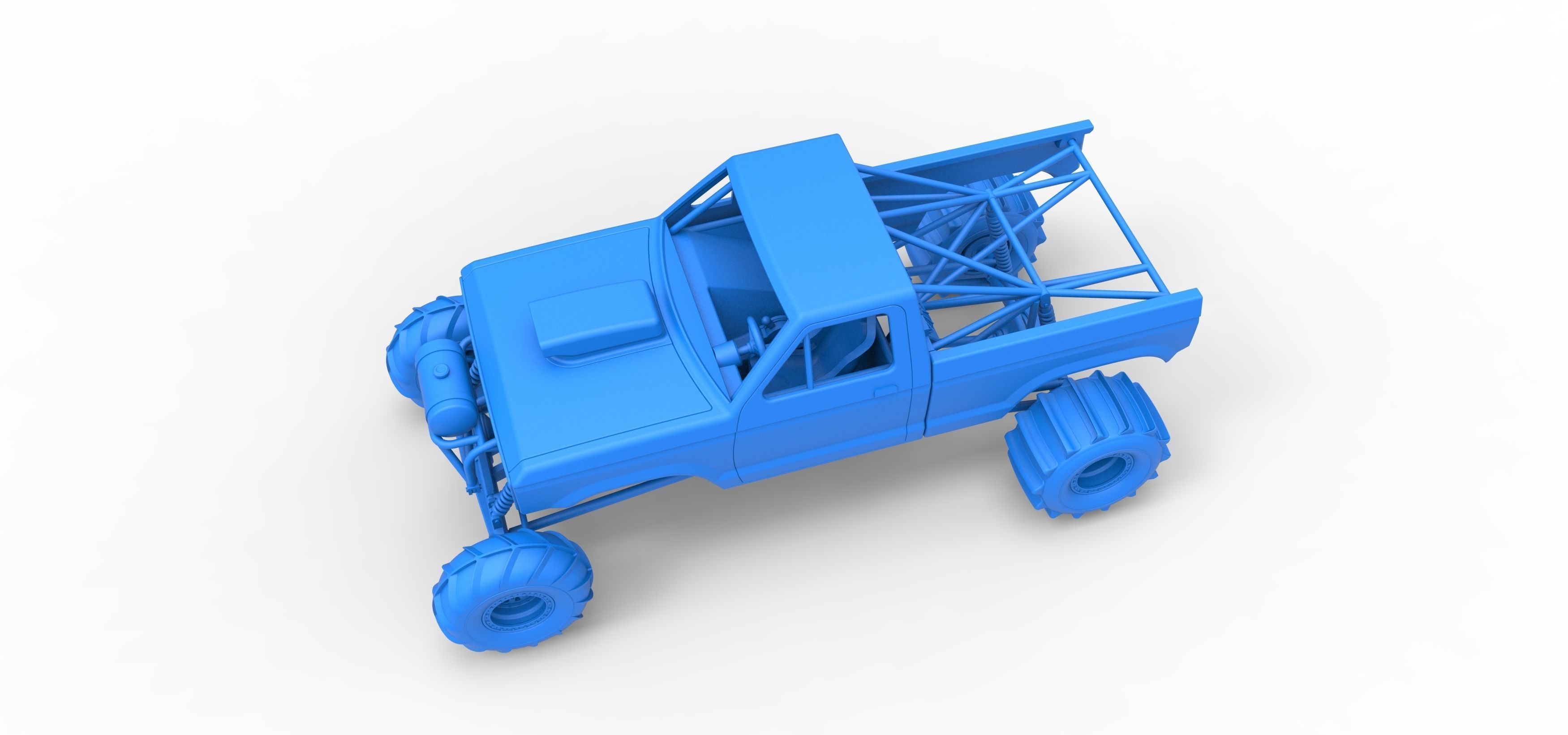 Mud dragster Version 2 Scale 1 to 25 3D print model_21