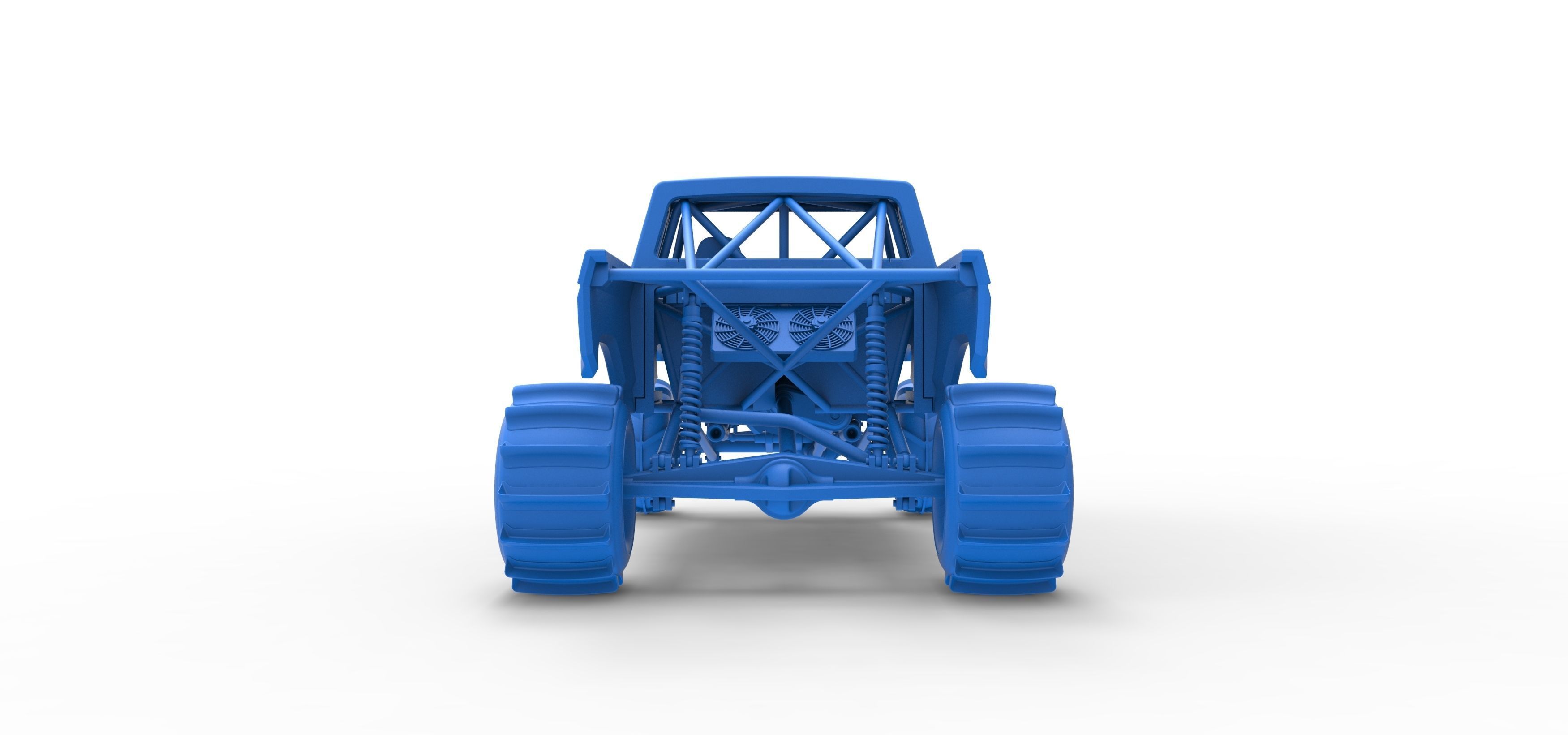 Mud dragster Version 2 Scale 1 to 25 3D print model_33